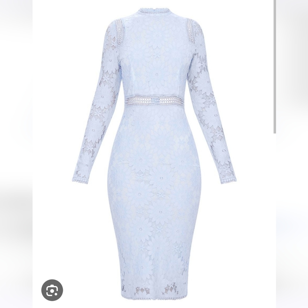 Pretty Little Thing - Lace Longsleeve Dress - Size 6